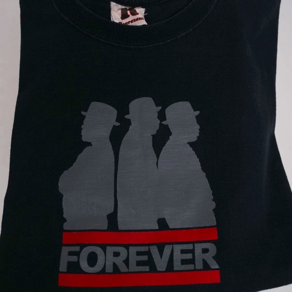 Represent Def Jam Shirts Vintage Run Dmc Forever Black Tshirt